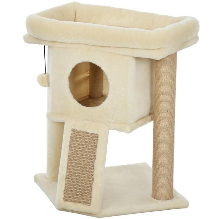 Krabmeubel - stabiel - speels - beige, Dieren en Toebehoren, Katten-accessoires, Nieuw, Ophalen of Verzenden