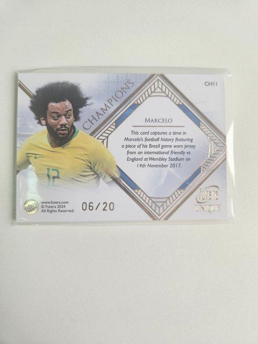 2024 Futera Unique Marcelo /20 Patch-kaart Card - Near Mint, Verzamelen, Stickers