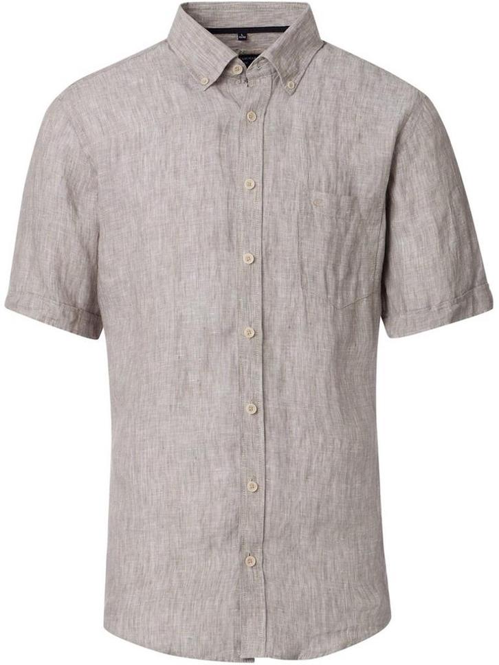 Casa Moda Linnen Overhemd Korte Mouw Button Down Boord, Kleding | Heren, T-shirts, Verzenden