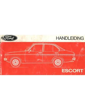1975 FORD ESCORT INSTRUCTIEBOEKJE NEDERLANDS, Autos : Divers, Modes d'emploi & Notices d'utilisation