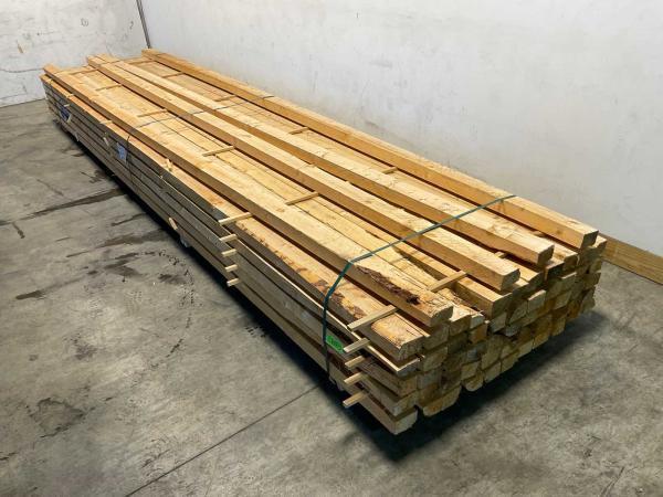 Veiling - 57x Vuren balk 500x9,8x5,8cm, Doe-het-zelf en Bouw, Hout en Planken, Nieuw