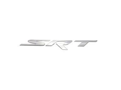 Logo SRT Challenger 15+ Charger 14+ chroom, Autos : Pièces & Accessoires, Autres pièces automobiles, Enlèvement ou Envoi