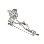 Tasaki - Broche - 18 carats Or blanc, Handtassen en Accessoires, Antieke sieraden