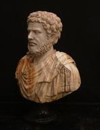 sculptuur, Busto di Imperatore, pregiato Onice - 73 cm -, Antiek en Kunst, Antiek | Keramiek en Aardewerk