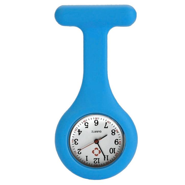 Fako - Verpleegstershorloge - Siliconen RVS Uni - Blauw, Bijoux, Sacs & Beauté, Montres | Femmes, Envoi