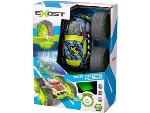 Veiling - Exost RC 360 Cross Flash Stuntauto groen 1:18, Kinderen en Baby's, Speelgoed | Buiten | Accuvoertuigen