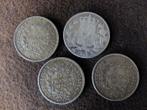 Frankrijk. 5 Francs 1818 tot 1877 (4 zilveren munten)