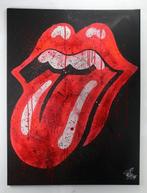 The Rolling Stones - Tongue - Painting - Artist Vincent Mink