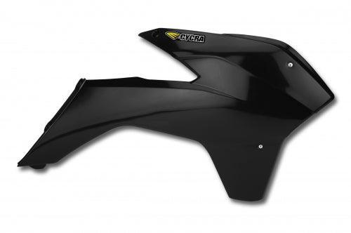Cycra Powerflow Radiator Kappen Zwart KTM EXC 125/200/250/30, Motoren, Onderdelen | Overige, Verzenden