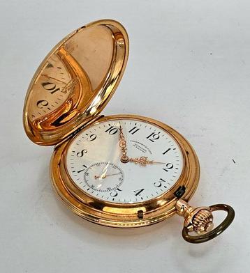 Uhrenfabrik Union Glashütte bei Dresden - 14K Savonette -