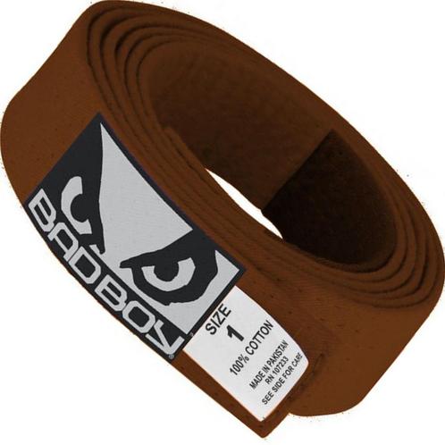 Bad Boy Adult BJJ Rank Belt Braziliaans jiu jitsu Bruin, Sport en Fitness, Vechtsporten en Zelfverdediging, Vechtsportkleding