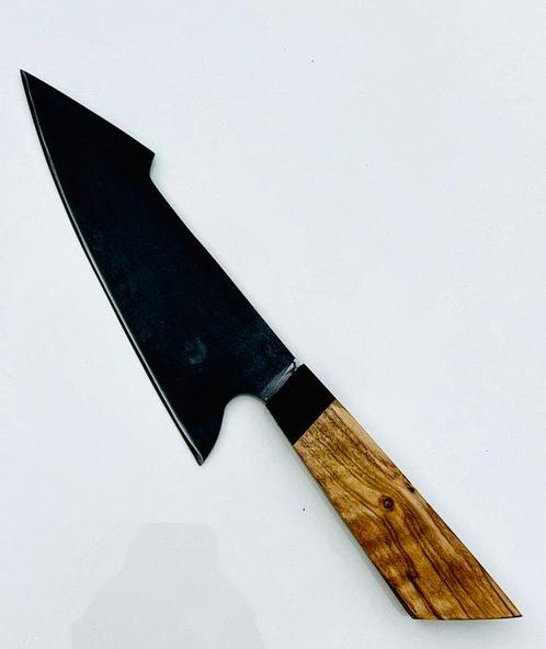 M Crack - Keukenmes - Chefs knife - Hout, Staal - Italië, Antiek en Kunst, Antiek | Keukengerei