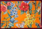 Tissu bohème floral exclusif, Orange - 300x280cm - Design