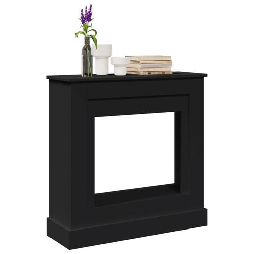vidaXL Haardombouw 90x30x90 cm bewerkt hout zwart, Huis en Inrichting, Kachels, Nieuw, Verzenden