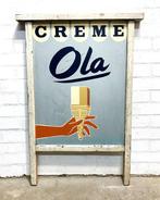 Creme Ola stoepbord - Reclamebord - Hout en papier