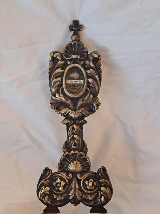 Monstrans - Brons, Glas, Textiel - 1850-1900 - San Andrea, Antiek en Kunst, Kunst | Niet-Westerse kunst