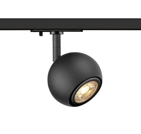 SLV 1 fase rail LIGHT EYE® 90 GU10 zwart, Huis en Inrichting, Lampen | Plafondlampen, Nieuw, Metaal, Verzenden
