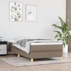 vidaXL Boxspring bed 80x200 cm stof taupe, Verzenden