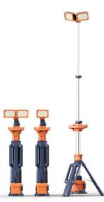 VOC-MOBLI-100 mobiele LED lichtmast Singlehead/Dualhead, Verzenden, Nieuw