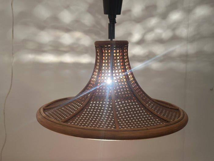 Plafondlamp - Rattan, Hout, Bamboe, Antiek en Kunst, Kunst | Designobjecten