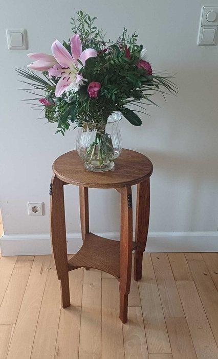 Amsterdam School - Bijzettafel - Eik - Gerestaureerd, Antiek en Kunst, Kunst | Designobjecten