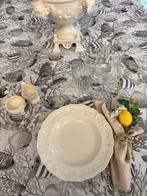 San Leucio - Exclusief kuststijl tafelkleed in zand-, beige-