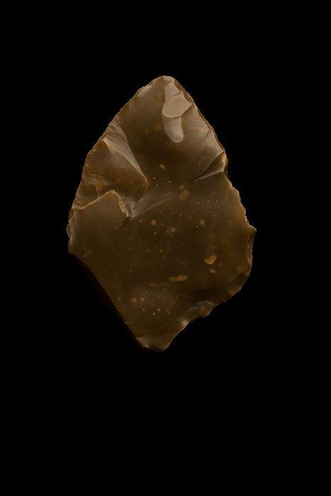 Mesolithisch / Epipaleolithisch Vuursteen Scraper - 7 cm, Antiek en Kunst, Antiek | Overige Antiek