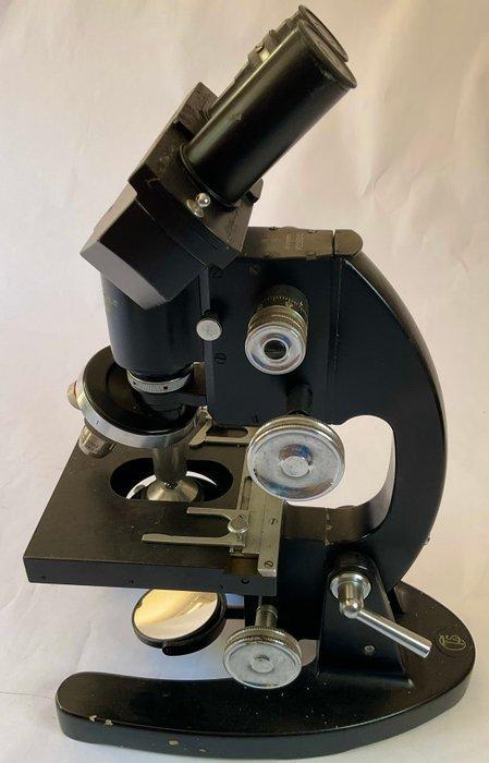 Binocular microscope - M202010 - 1940-1950 - Royaume-Uni -, Verzamelen, Foto-apparatuur en Filmapparatuur