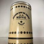 Blikken doos (1) - Groot zeldzaam vintage koffieblik met, Antiek en Kunst, Antiek | Wandborden en Tegels