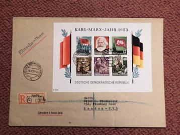 Duitse Democratische Republiek (DDR) 1953 - FDC van de beschikbaar voor biedingen