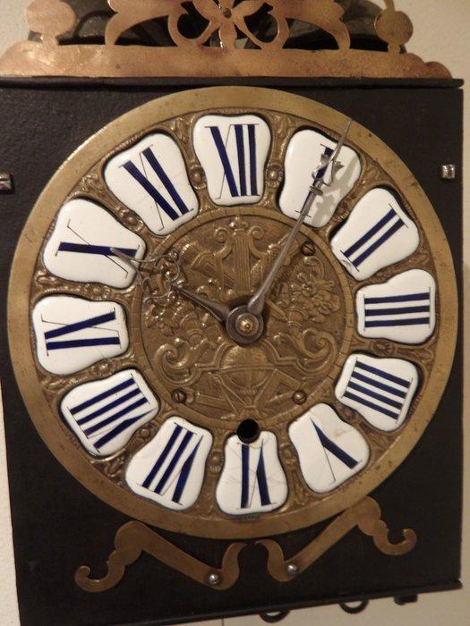 Klok (6) - Staal messing hout - 1700-1750, Antiek en Kunst, Antiek | Klokken