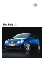 2004 VOLKSWAGEN POLO GT BROCHURE DUITS, Boeken, Auto's | Folders en Tijdschriften, Nieuw