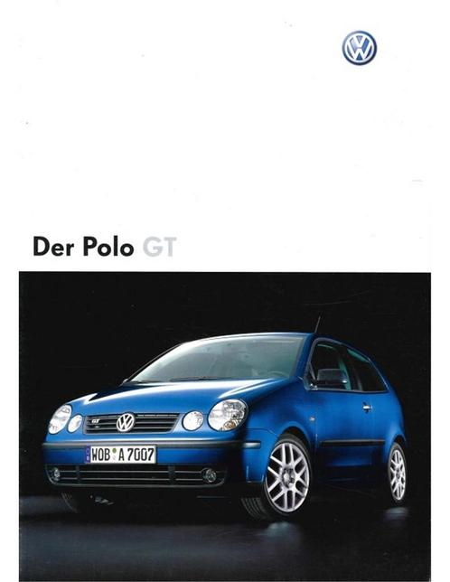 2004 VOLKSWAGEN POLO GT BROCHURE DUITS, Livres, Autos | Brochures & Magazines