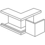 Stago WG 3000 Pièce dangle intérieur Canal mural -, Verzenden