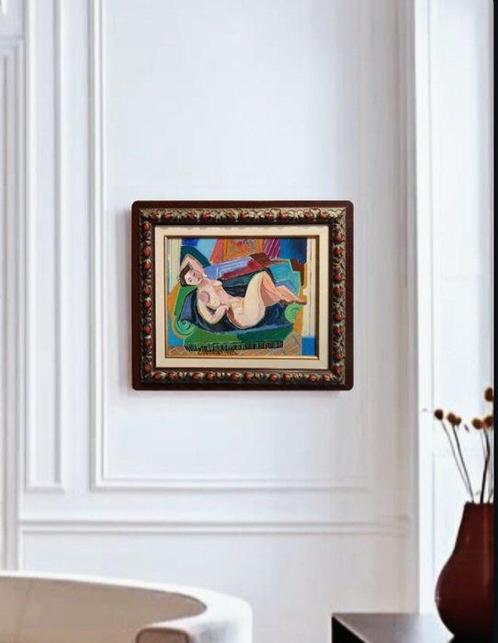 Carola Castro - “Baigneuse”, Antiek en Kunst, Kunst | Schilderijen | Modern