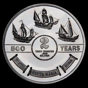 Verenigde Staten. 2 Troy Ounces 1992 - Quincentennial