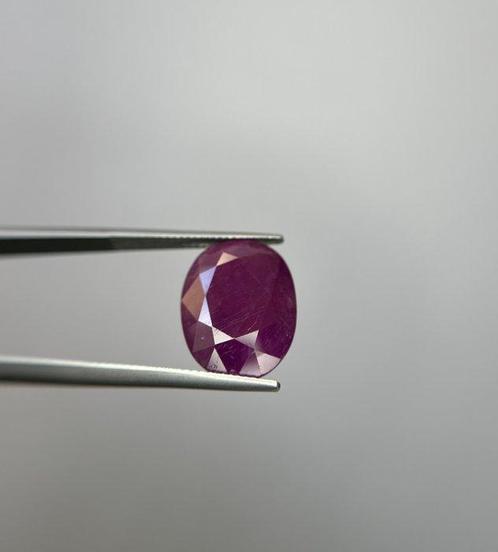 Zonder Minimumprijs Rood Robijn - 12.71 ct - Lotus Gemology, Handtassen en Accessoires, Edelstenen