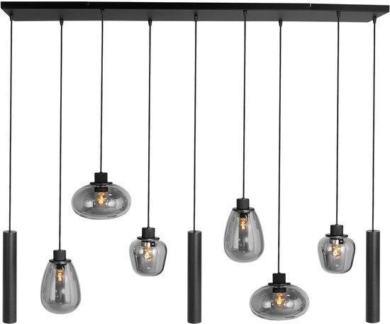 2dekans | Steinhauer - hanglamp - Reflexion - zwart - glas, Huis en Inrichting, Lampen | Hanglampen, Ophalen of Verzenden