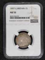 Verenigd Koninkrijk. Victoria. 1 Shilling 1897 NGC AU55