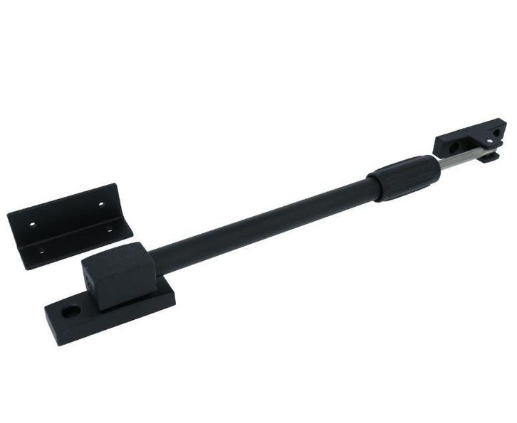 Telescopische raamuitzetter 30 cm zwart, Doe-het-zelf en Bouw, Hang- en Sluitwerk, Klink of Kruk, Nieuw, Overige materialen