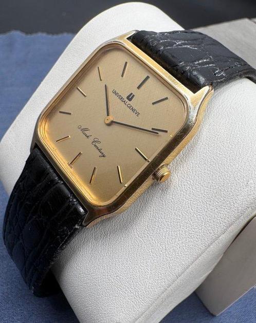 Universal Genève - Square Slim - Sans Prix de Réserve -, Handtassen en Accessoires, Horloges | Heren
