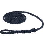10mm x 2m Fenderlijn met Lus 3-Strengs Polyester Blauw, Watersport en Boten, Accessoires en Onderhoud, Ophalen of Verzenden, Nieuw