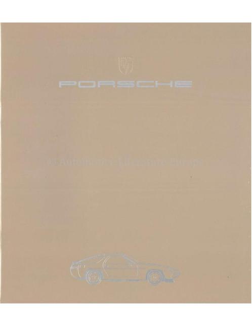 1984 PORSCHE 928 / 928 S BROCHURE ENGELS, Livres, Autos | Brochures & Magazines, Enlèvement ou Envoi
