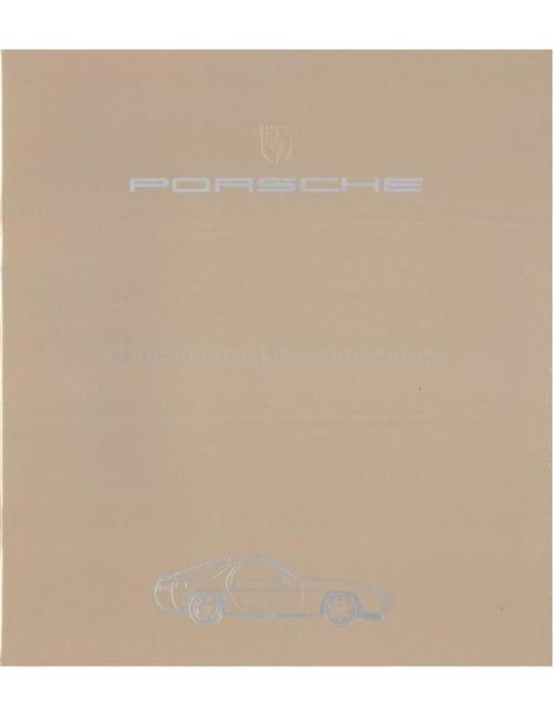 1984 PORSCHE 928 / 928 S BROCHURE ENGELS, Boeken, Auto's | Folders en Tijdschriften, Ophalen of Verzenden