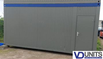 Gebruikte geïsoleerde unit 6m x 3m, komt uit de verhuurvloot