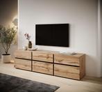 Meubella TV-Meubel Cainan eiken 180 cm, Huis en Inrichting, Kasten |Televisiemeubels, Overige materialen, Verzenden, 150 tot 200 cm