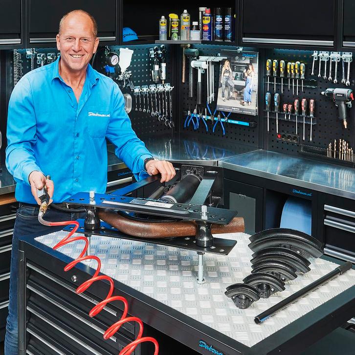 Datona Pijpenbuiger hydropneumatisch 16 ton - Datona -, Doe-het-zelf en Bouw, Gereedschap | Overige machines, Ophalen of Verzenden