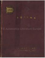 1934 LANCIA ARTENA INSTRUCTIEBOEKJE ITALIAANS, Autos : Divers, Modes d'emploi & Notices d'utilisation, Ophalen of Verzenden