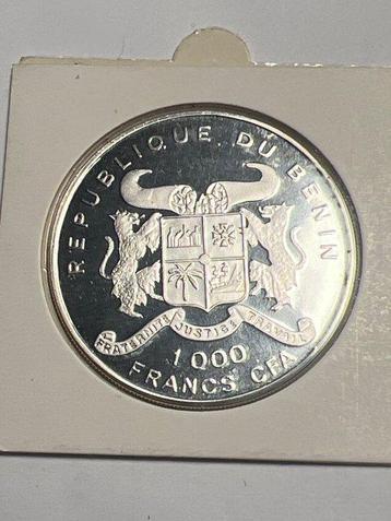 Benin. 1000 Francs 1995 (PROOF) Hansa - Brandenburgh D. I, Postzegels en Munten