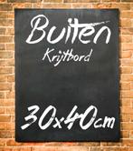 Krijtbord Buiten 30x40 cm Horizontaal, Verzenden, Nieuw
